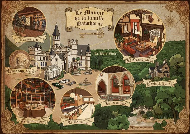 Carte du Manoir d'Inheritance Games