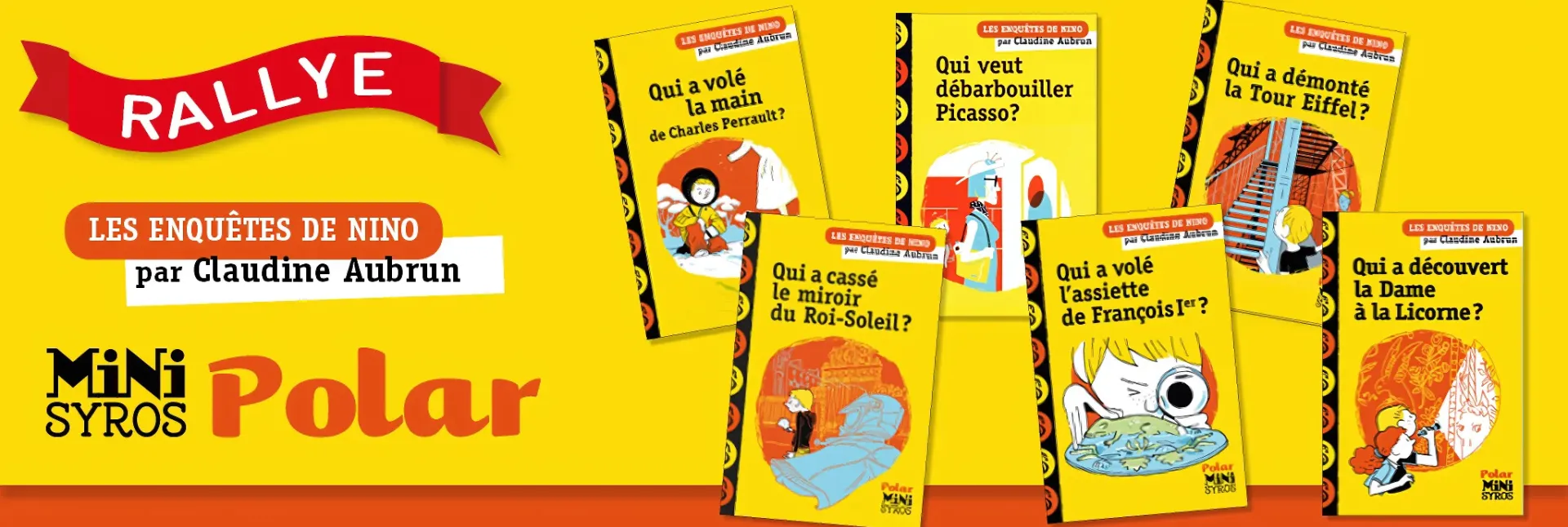 Bannière Rallye Lecture - Les enquêtes de Nino