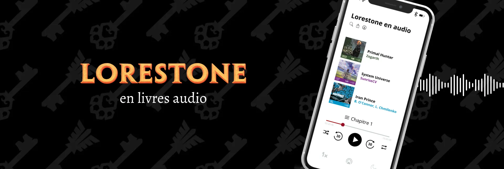 Lorestone en livres audio