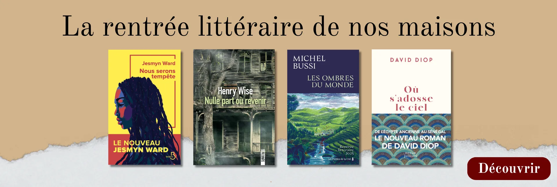 Sélection rentrée littéraire 2025