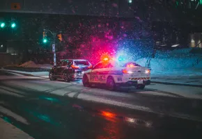 Illustration voiture de police