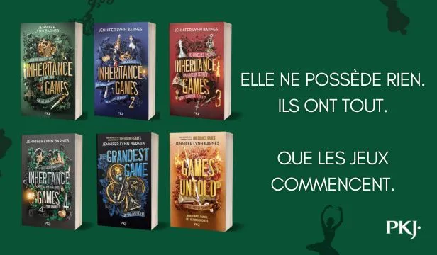 Les couvertures des livres Inheritance Games