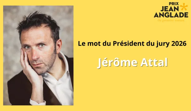 Bannière du Président du Jury 2026 Jérôme Attal